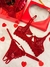 KIT INSTINTOS RED COM 2 CALCINHAS - uma aberta - comprar online