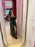 ROBE LONGO EM VISCOLYCRA E CETIM FLOWERS - comprar online