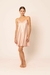 CAMISOLA ROSÉ EM CETIM COM ELASTANO - comprar online