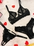 KIT INSTINTOS BLACK COM 2 CALCINHAS - uma calcinha aberta - comprar online