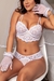 CONJUNTO EM RENDA ELEGANCE BRANCO