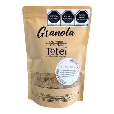 GRANOLA ARTESANAL SABOR ORIGINAL TOTEI 500 G