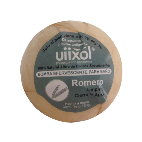 BOMBA EFERVESCENTE PARA BAÑO ROMERO (UIIXOL) 160 G