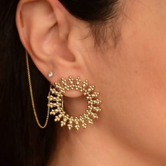 BRINCO CIRCULAR - MODELO CARLA AMORIM - LUXOSHOP