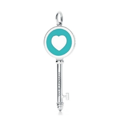 COLAR TIFFANY KEY BLUE
