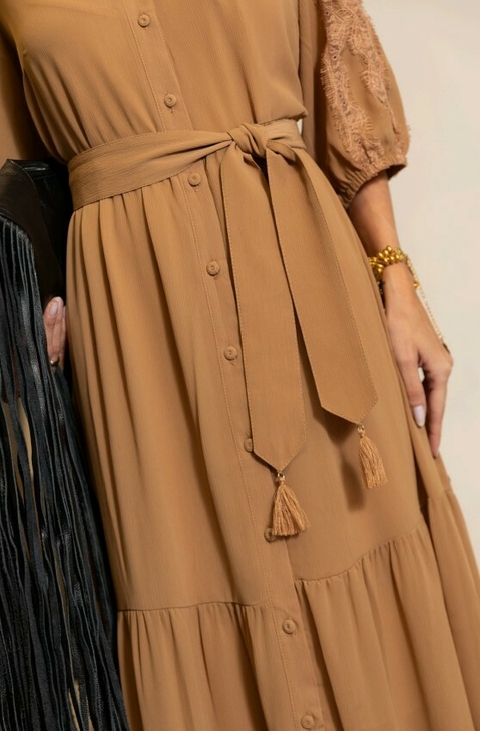 Chemise Boho Rendas na internet
