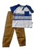 Conjunto Menino Camisa + calça Bege Air Walk - 03 anos