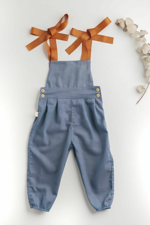 Jardineira Gratidão - Azul Blazer