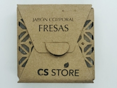 Jabon Corporal Artesanal Fresas 120g