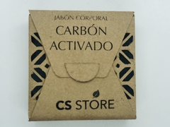 Jabon Corporal Artesanal Carbón Activado 120g