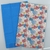 Lugar Americano dupla face flores / azul - comprar online
