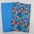 Lugar Americano dupla face flores fundo azul / azul - comprar online