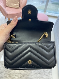 GUCCI - MARMONT SUPER MINI PRETA na internet