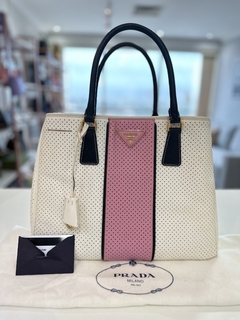 PRADA PERFURATED BICOLOR