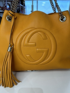 GUCCI - SOHO SHOULDER AMARELA - comprar online