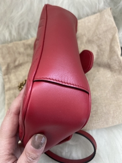 GUCCI MARMONT MINI VERMELHA - BAZZARZIN