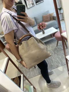 BOLSA CAROLINA HERRERA - COURO BEGE - comprar online