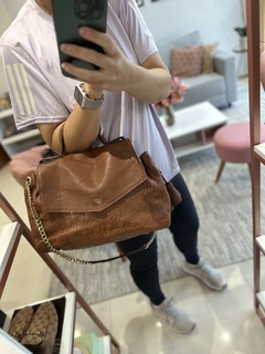 BOLSA CAROLINA HERRERA - COURO CARAMELO