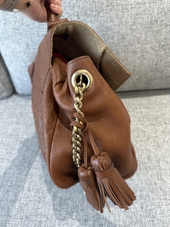 BOLSA CAROLINA HERRERA - COURO CARAMELO - BAZZARZIN