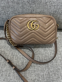 GUCCI MARMONT CAMERA BAG - NUDE ROSÉ