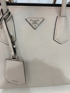 Imagem do PRADA TWIN TOTE OFF WHITE