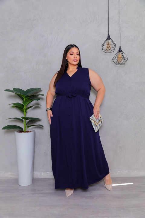 Vestido Longo Liso Regatão (G2) - comprar online