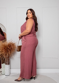 Conjunto Liso Calça Pantalona e Regata (GG) na internet
