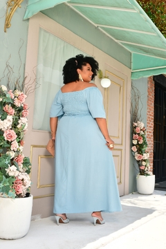 Vestido Longo Liso Golinha (GG) na internet