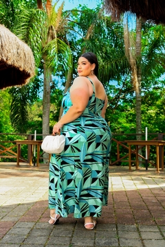 Vestido Longo de Alcinha de Franzir (G2) na internet