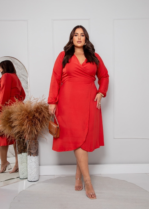 Vestido Curto Envelope (GG)