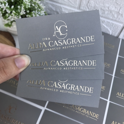 Cartão de Visita - Hot Stamping