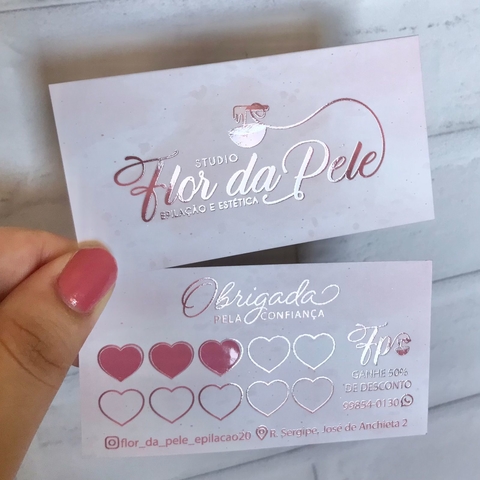 Cartão Fidelidade - Verniz localizado