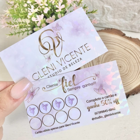Cartão Fidelidade - Holográfico