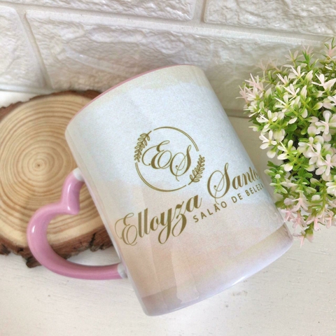 Caneca alça Coração