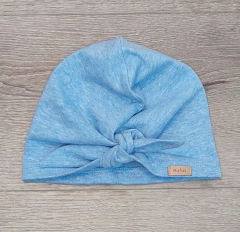 Turbante algodón Celeste