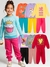 Kit Moletom 4 peças Infantil Menina Inverno 2 Blusas + 2 Calças Conjunto Criança Feminina Pronta Entrega