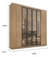 Guarda Roupa Casal 6 Portas Com Espelho Valencia Reflecta - RENOVA AMBIENTE
