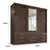 Guarda Roupa 03 Portas e 09 Gavetas Capri - RENOVA AMBIENTE