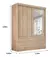 Guarda Roupa com Espelho, 02 Portas e 06 Gavetas Capri - RENOVA AMBIENTE