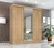 Guarda Roupa 03 Portas, 02 Gavetas e 1 Espelho Paris - RENOVA AMBIENTE