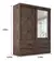 Guarda Roupa com Espelho, 02 Portas e 06 Gavetas Capri