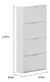 Sapateira 04 Portas 1.47mt Safira