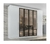 Guarda Roupa Casal 6 Portas Com Espelho Valencia Reflecta - loja online