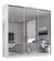 Guarda Roupa 03 Portas, 02 Gavetas e 3 Espelho Paris - RENOVA AMBIENTE