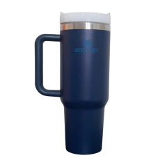 Copo Térmico Aço Inox Com Alça e Canudo 1200Ml - Fischer Magazine | Do Moderno ao Tradicional Para Você