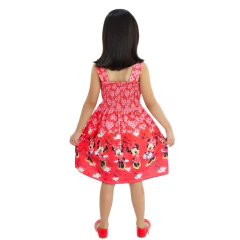 VESTIDO INFANTIL MINNIE VERMELHA na internet