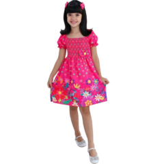 Vestido Infantil Manguinha Bufante - comprar online