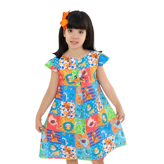 Vestido Infantil Trapézio Casual Safari - comprar online