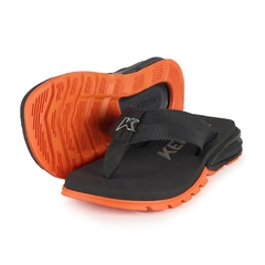 Chinelo Kenner Orak - Cor: Preto e Laranja - - comprar online