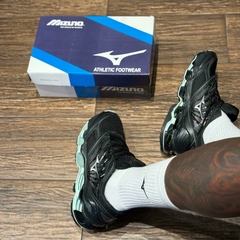 Tênis Mizuno Prophecy 8 Nacional - Cor: Preto e verde agua - - loja online